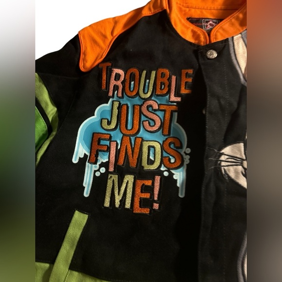 NWT Looney Tunes VTG USA Junior Jacket Sz L. Bugs Bunny. Cartoon Network RARE - Picture 4 of 11